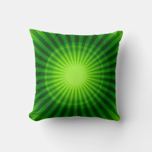 Fantasy Green Art Design Abstract Pillow 20