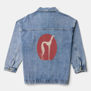 Fantasy Greyhound 1928 for Dog Lovers Denim Jacket