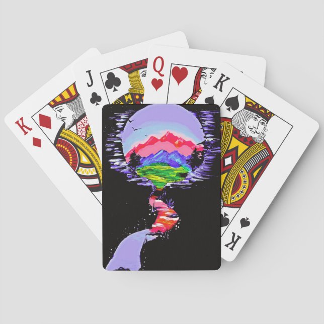 "Fantasy Haven Playing Cards (Back)