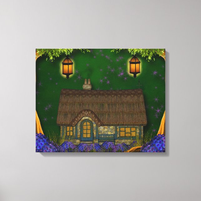 Fantasy Home Wrapped Canvas (Front)