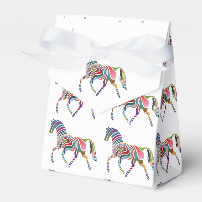 Fantasy Horse Favor Box (Front Side)