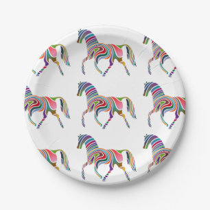 Fantasy Horse Party Paper Plate