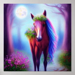Fantasy horse poster