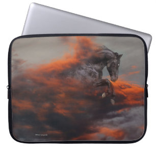 Fantasy Horses: Clouds Laptop Sleeve