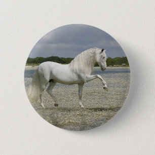 Fantasy Horses: Lord of the Lake 2 Inch Round Button