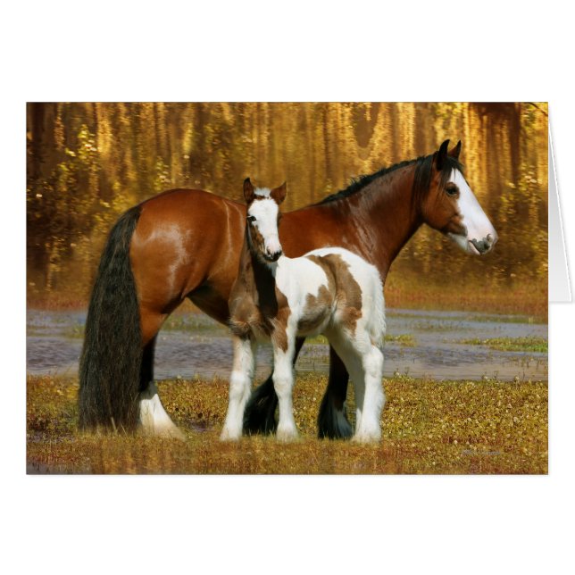 Fantasy Horses: Mare & Foal (Front Horizontal)