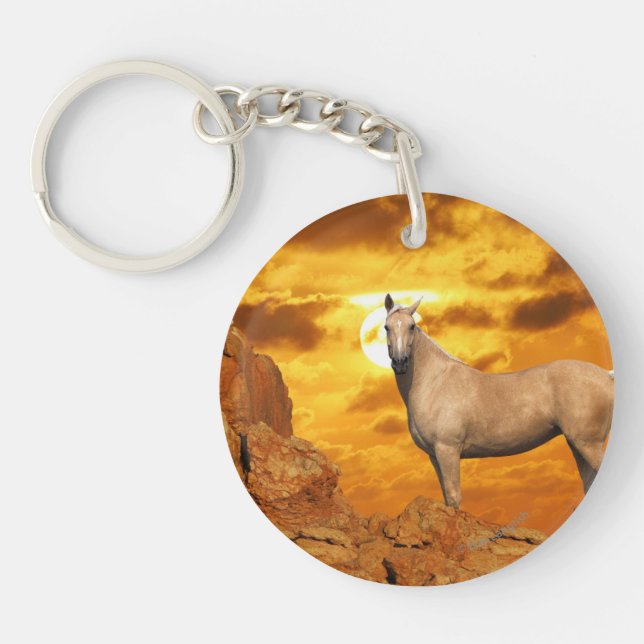 Fantasy Horses: Mountain Keychain (Front)