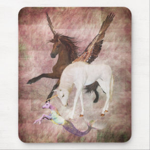 Fantasy Horses Mouse Pad