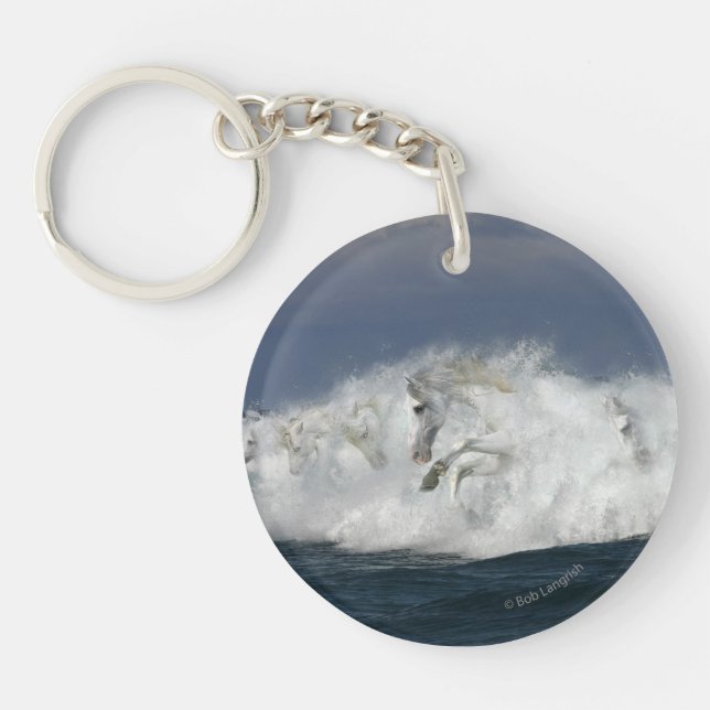 Fantasy Horses: Sea Keychain (Front)