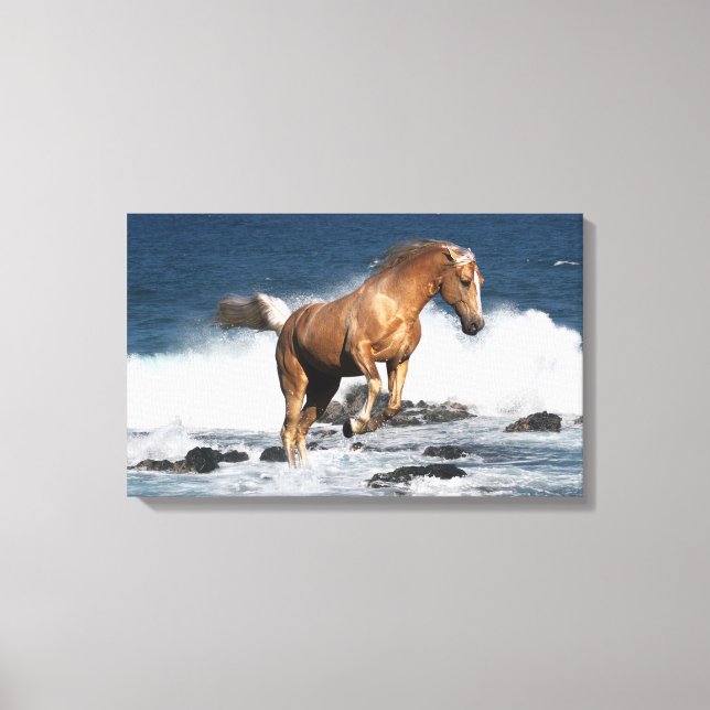 Fantasy Horses: Summer Splash Canvas Print (Front)