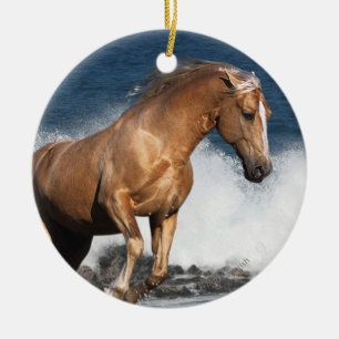 Fantasy Horses: Summer Splash Ceramic Ornament