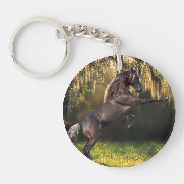 Fantasy Horses: Warrior Prince Keychain (Front)