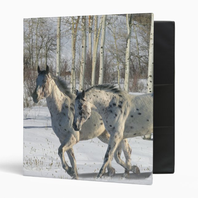 Fantasy Horses: Winter Wonderland Binder (Front/Inside)