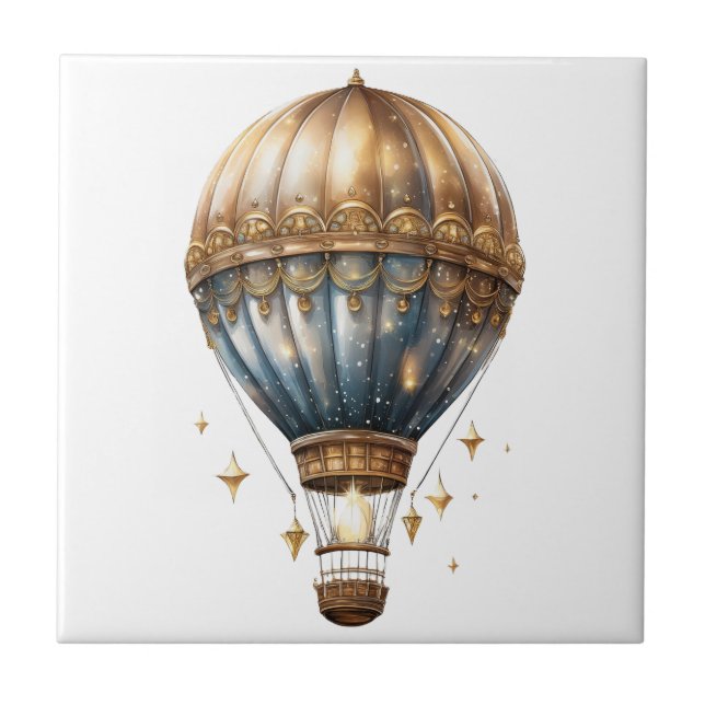 Fantasy Hot Air Balloon  Tile (Front)