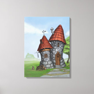 Fantasy house canvas print