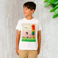 Fantasy Ice Cream Cone with Happy Running Boy