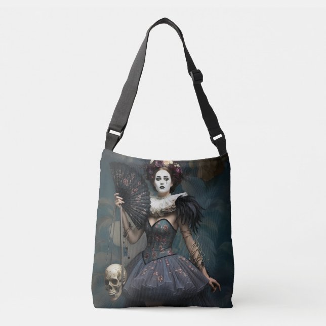 fantasy illustration  crossbody bag (Front)