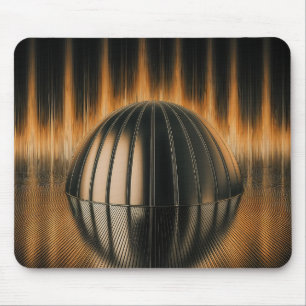 Fantasy Image Bronze Halfdome On Reflected Surface Mouse Pad