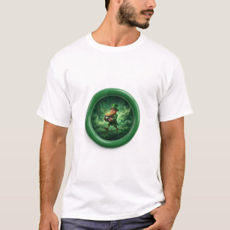 Fantasy Image Leprechaun Carrying Pot Of Gold T-Shirt