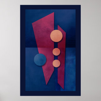 'Fantasy In G Major' Abstract Art Poster