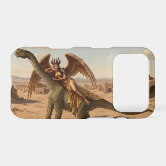 Fantasy Inanna with dinosaur