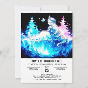 Fantasy Kids Princess Birthday Invitation