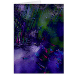 Fantasy Koi Pond Card