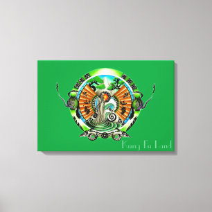 Fantasy Kung Fu Canvas Print