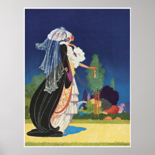 "Fantasy Lady" Vintage Poster