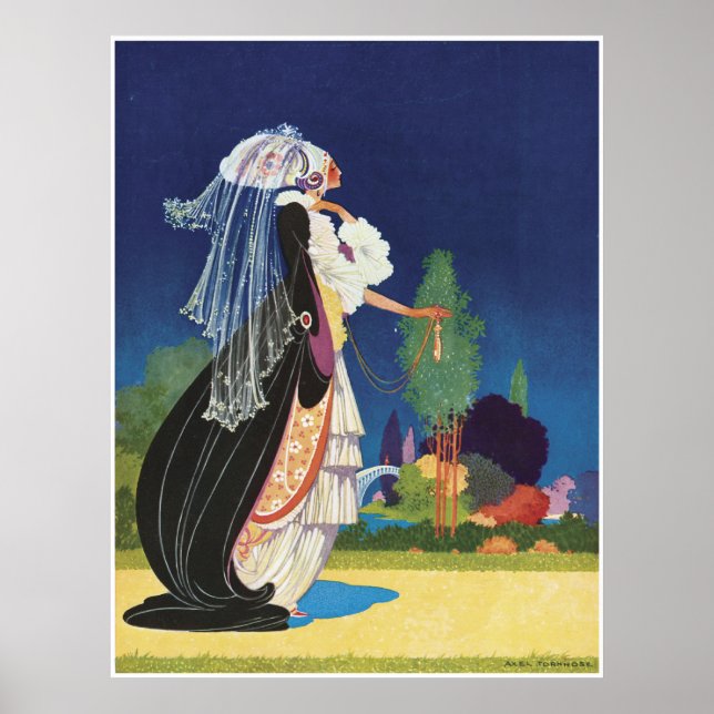 "Fantasy Lady" Vintage Poster (Front)
