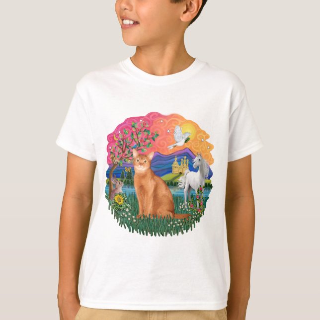 Fantasy Land - Abyssinian (red) T-Shirt (Front)