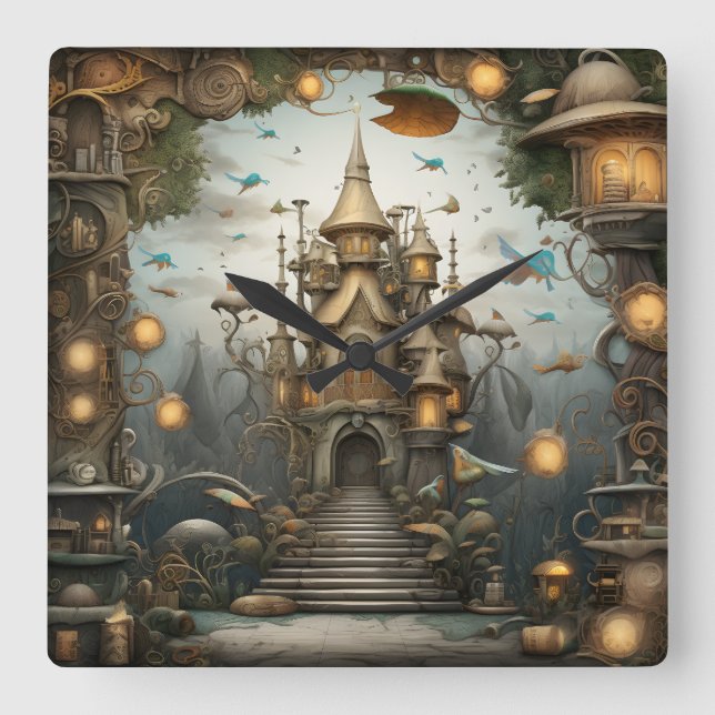 Fantasy Land Wall Clock (Front)