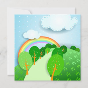 Fantasy landscape, invitation