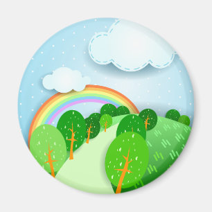 Fantasy landscape, magnet
