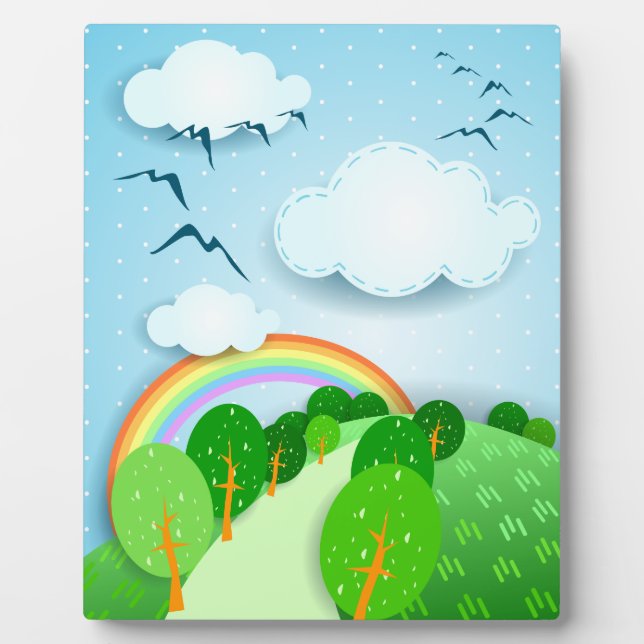 Fantasy landscape, plaque (Front)