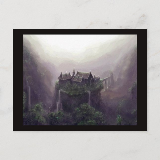 Fantasy Landscape Postcard (Front)