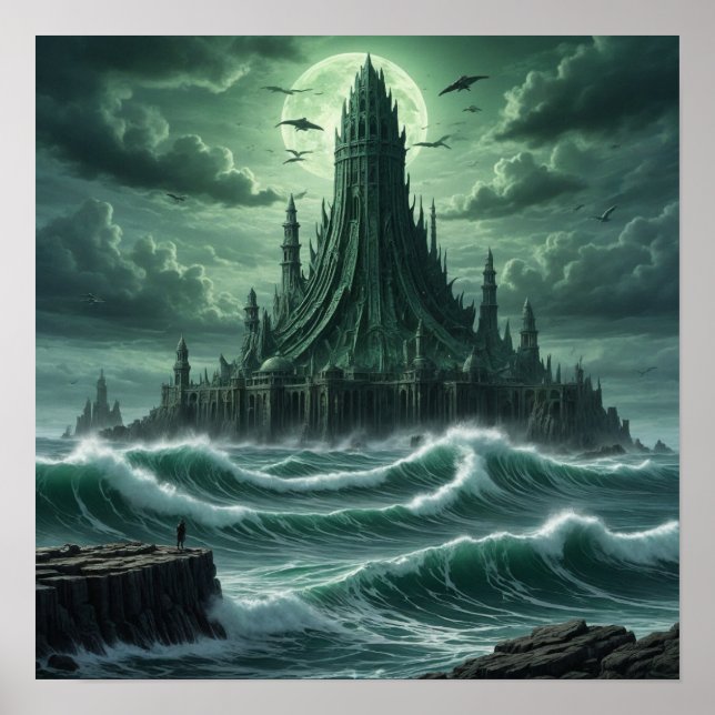 Fantasy Landscape Poster (Front)