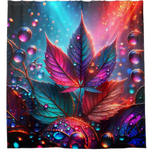 “Fantasy Leaves: Dew-Kissed Elegance