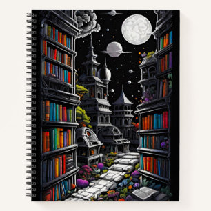 Fantasy Library Notebook