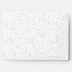 Fantasy Line Art Envelope Elegant Green Design