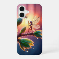 Fantasy macro photography of tiny forest sprite
