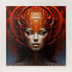 Fantasy magic art woman jigsaw puzzle