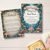 Fantasy Magical Woodland Castle Fairytale Wedding