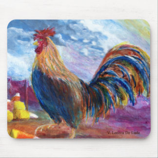 Fantasy Make Believe Chickens and Candy Corn Mouse Pad