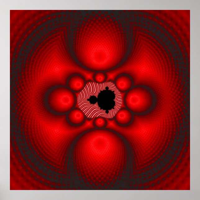 Fantasy Mandelbrot Fractal Image Poster (Front)