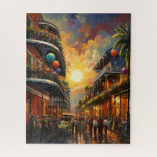 Fantasy Mardi Gras Colors  Jigsaw Puzzle