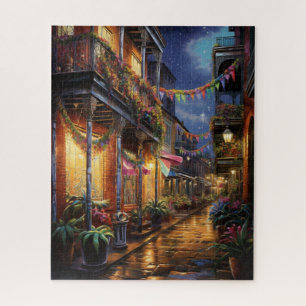 Fantasy Mardi Gras Colors  Jigsaw Puzzle