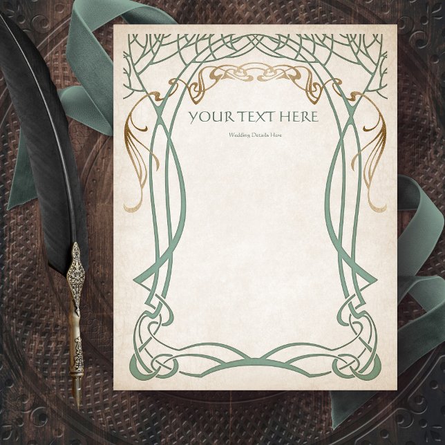 Fantasy Medieval Celtic Wedding Flyer (Creator Uploaded)