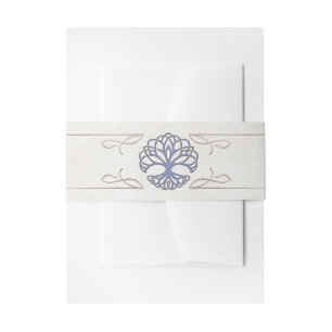 Fantasy Medieval Celtic Wedding Invitation Belly Band