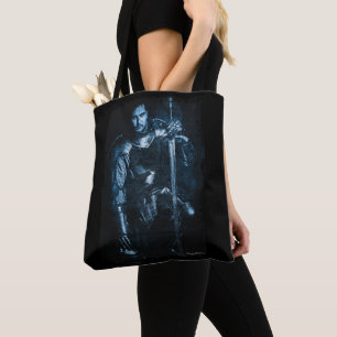 Fantasy Medieval Warrior In Armour Illustration  Tote Bag